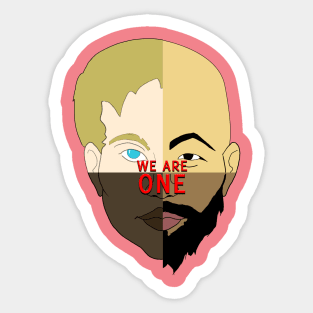 WE ARE ONE Sticker